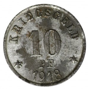 Grunberg (Zielona Góra) - 10 Pfennig 1918