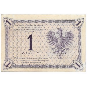 1 złoty 28.02.1919, seria 82 D
