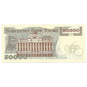 50.000 złotych 1.12.1989, seria BU