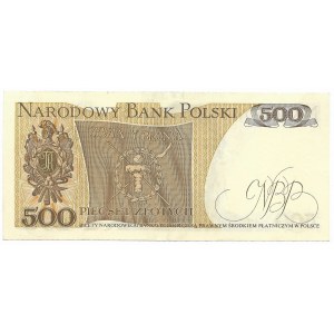 500 złotych 1974, seria B - rzadki