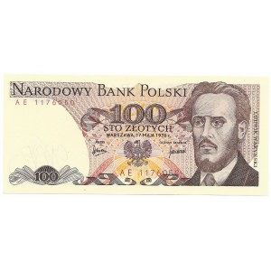 100 złotych 1976, seria AE