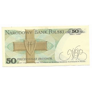 50 złotych 1975 seria AY