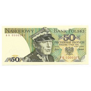 50 złotych 1975 seria BB