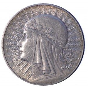 10 złotych 1932, bez znaku