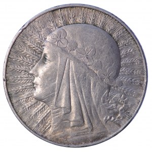 10 złotych 1932, ze znakiem