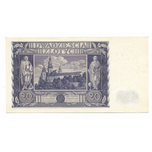 20 złotych 1936, Seria AX