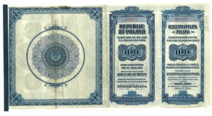 6% pożyczka dolarowa na 100 dolarów w złocie 1920