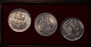 Komplet 100 złotych 1966 Mieszko i Dąbrówka w etui