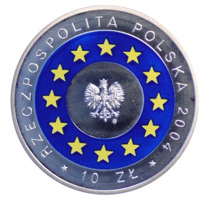 10 złotych - Wstąpienie Polski do Unii Europejskiej, 2004