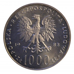 1 000 złotych - Jan Paweł II - 1983