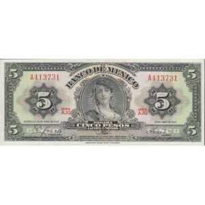 Meksyk, 5 Pesos 1963