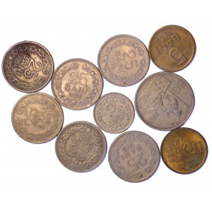 Rumunia, Zestaw 10 monet - 1952/1956 - w zestawie rzadsze 25 bani z 1953
