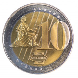 Watykan, 10 Euro 2006 SPECIMEN