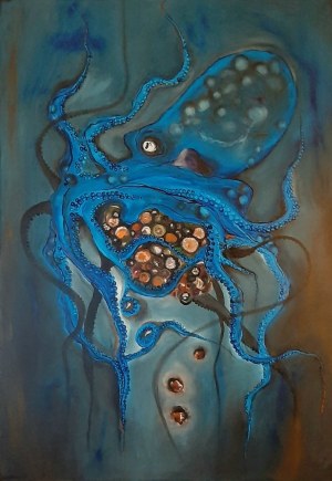 Maja Majewska-Sadowska, Octopus z kolekcji Octopus z jednym okiem, 2021