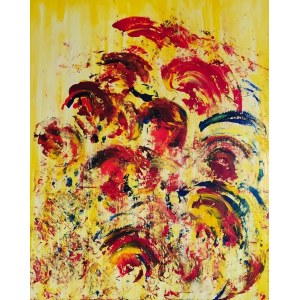 Dominika Szałkowska (née en 1992), Yellow Madness Abstraction, 2020