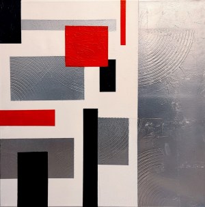 Ewelina Grabowska (ur. 1992), Silver geometry, 2021