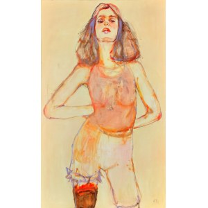 Aneta RÓŻNICKA (geb. 1986), Porträt einer Frau II, 2021