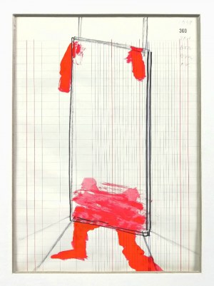 Jan BERDYSZAK (1934-2014), Szkic do serii: Powłoki, 1998 