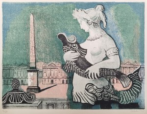 Alicja HALICKA (1894-1975), Plac de la Concorde w Paryżu, 1955