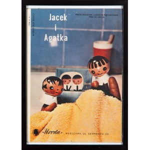 Reklama prasowa mydła Jacek i Agatka z pisma Uroda - 1966 r.