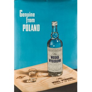 Plakat Genuine from Poland - Wódka Wyborowa