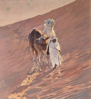Adam STYKA (1890-1959), Droga przez pustynię