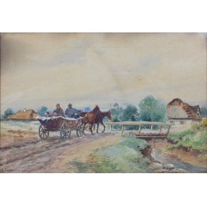 Adam SETKOWICZ (1876-1945), Powrót do domu, 1920