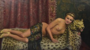 Roman KAWECKI (1868-1939), Akt leżącej kobiety, 1933