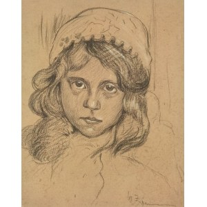 W. ZIMMERMAN (?), XIX / XX w., Portret dziewczyny