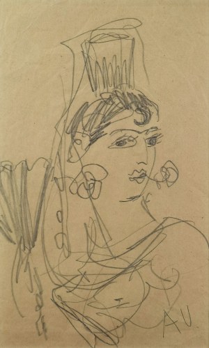 Antoni UNIECHOWSKI (1903-1976), Portret kobiety