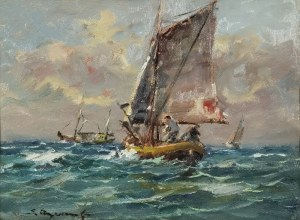 Eugeniusz DZIERŻENCKI (1905-1990), Na morzu