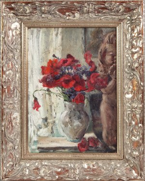 Jan CHWIERUT (1901-1973), Polne kwiaty w wazonie