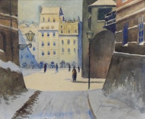 Franciszek SUNDERLAND, 1 poł. XX w., Stare Miasto w Warszawie, 1928