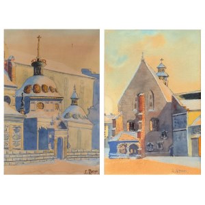 Ludwik REMER (1888-1979), Pair of paintings - Krakow