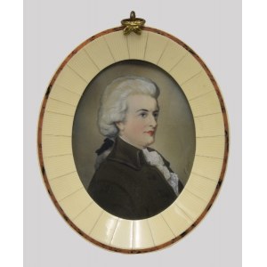 Malarz nieokreślony, XIX w., Wolfgang Amadeusz Mozart - miniatura
