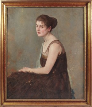 Hans WISLICENUS (1864-1939), Portret pani von Zech, 1922