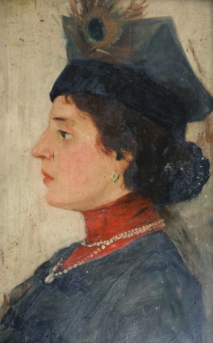 Wacław CHODKOWSKI (1878-1953) - przypisywany, Portret kobiety