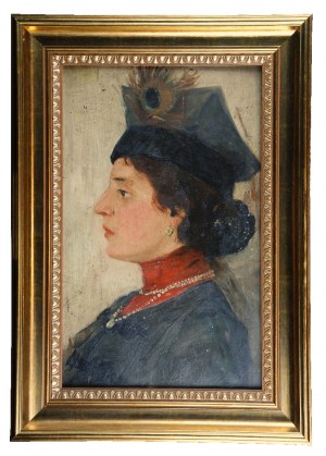 Wacław CHODKOWSKI (1878-1953) - przypisywany, Portret kobiety
