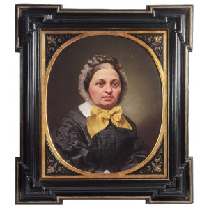Malarz nieokreślony, XIX w., Portret kobiety w czepku