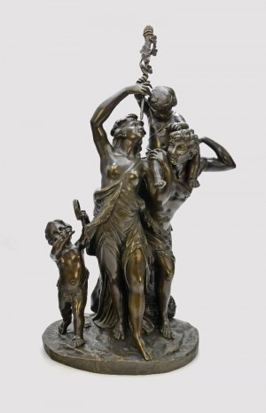 CLAUDE MICHEL - CLODION (1738-1814), Scena bachiczna - „Rodzina Bachusa”