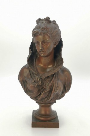 Mathurin MOREAU (1834-1917), Popiersie kobiety
