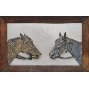 Artist unspecified, Relief with horse heads