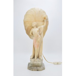 Lampa z figurą kobiety (elektryczna)