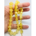 Unique and Impressive Amber Tesbih made from Round Amber beads