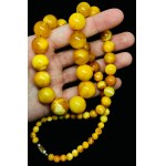 Stunning Unique Antique Amber Necklace made from Round Amber beads