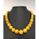 Stunning Unique Antique Amber Necklace made from Round Amber beads