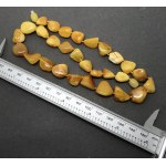 Phenomenal Vintage Amber Necklace made from Natural shaped Amber beads