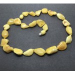Alluring Amber Necklace made from Natural shaped Amber beads