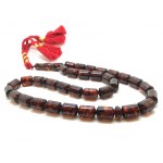 Exquisite Amber Tesbih made from Barrel shaped Amber beads