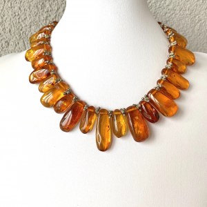 Stunning Amber Cleopatra necklace